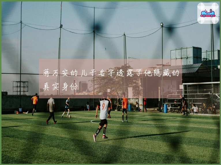 蒋万安的儿子名字透露了他隐藏的真实身份